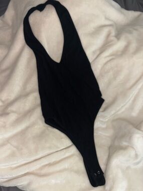 Fashion nova halter neck low back bodysuit